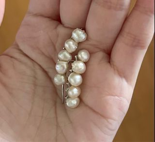 Arete Pearl Pipa Earrings