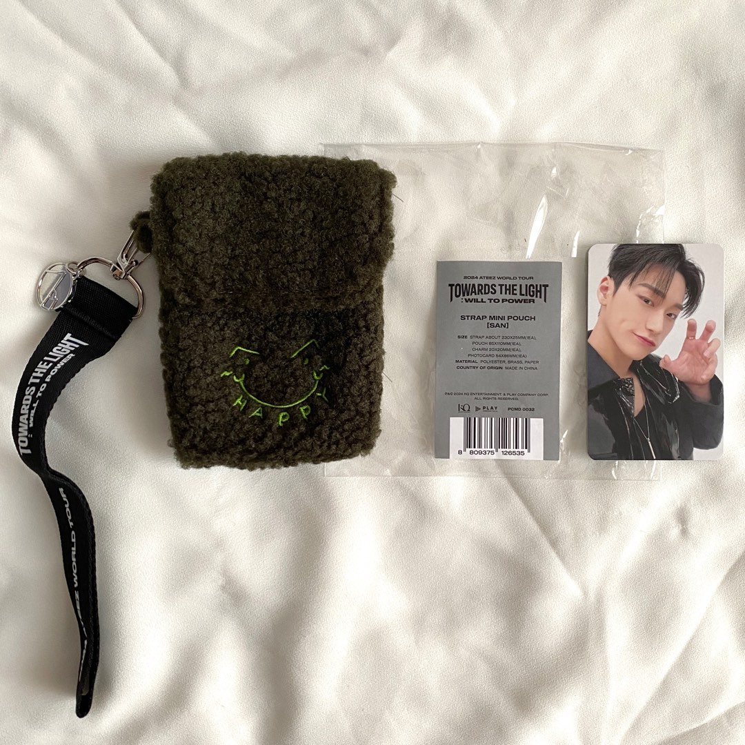 ATEEZ [TOWARDS THE LIGHT : WILL TO POWER] STRAP MINI POUCH