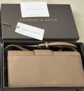 Authentic Charles and Keith Wallet Sling with care card and box