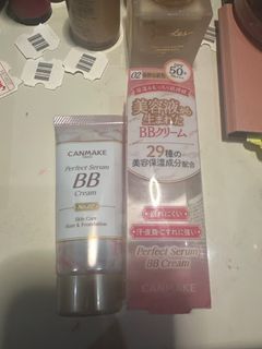 Canmake Perfect Serum BB Cream No 02 Skincare Base and Foundation