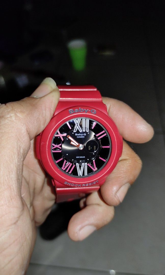 Baby g merah cheap