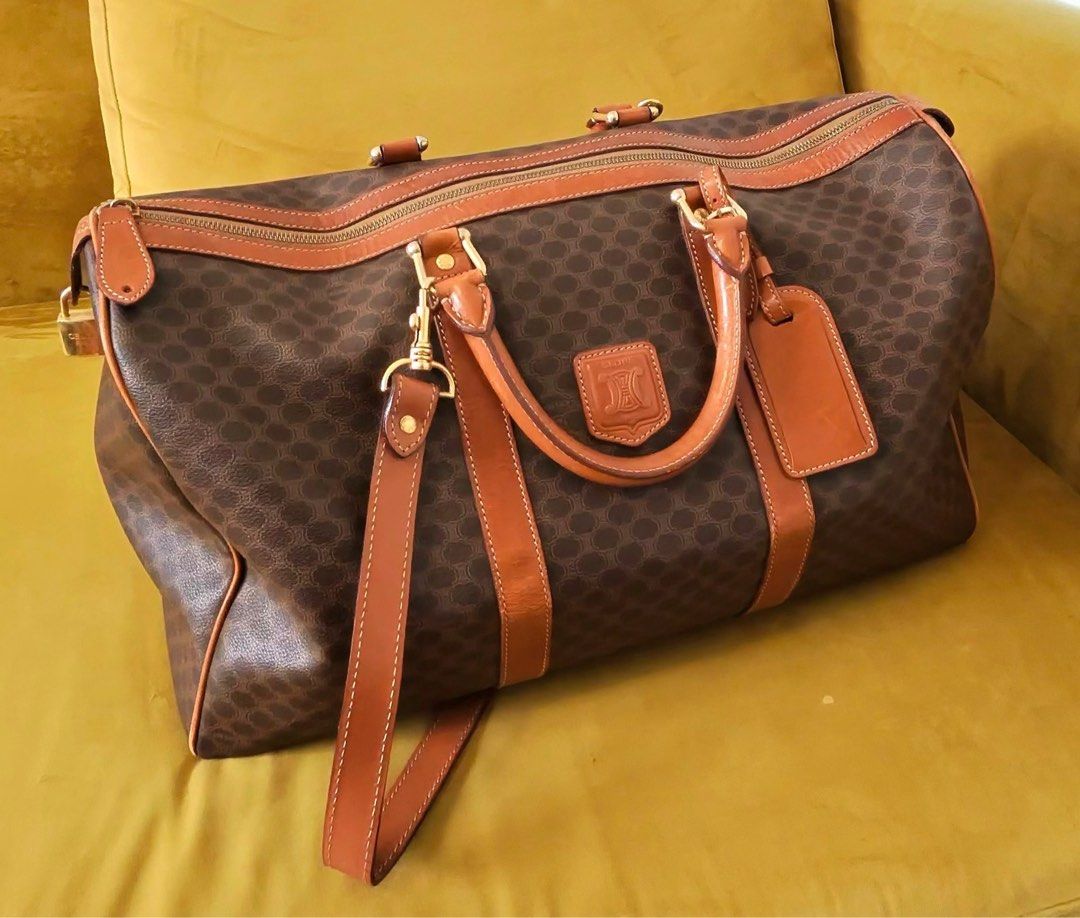 出産祝いなども豊富 Triomphe Celine Vintage bag Travel Duffle hours 48 cloth バッグ