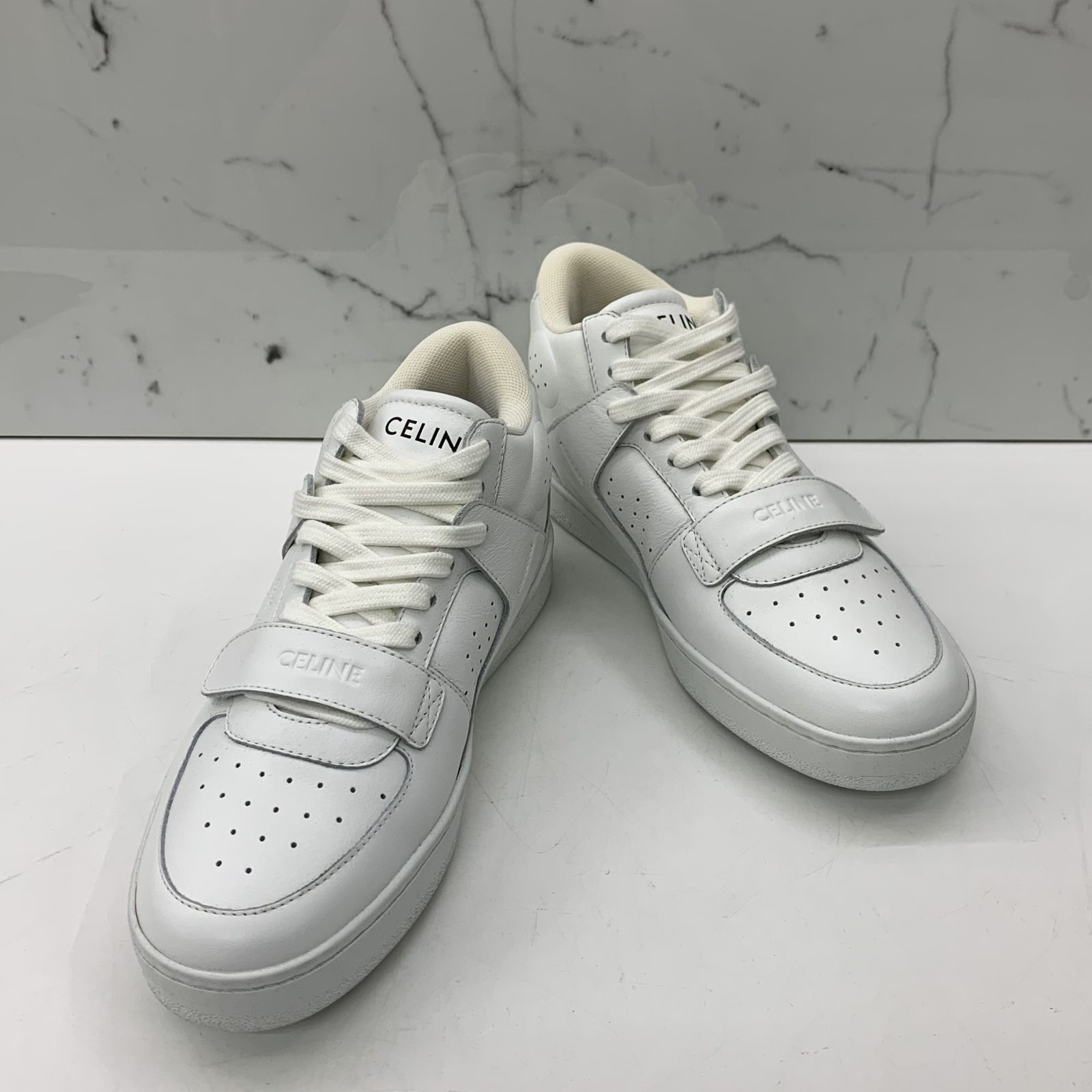 DISCOUNTED CELINE WHITE HIGHCUT SNEAKERS SIZE 37 247024429