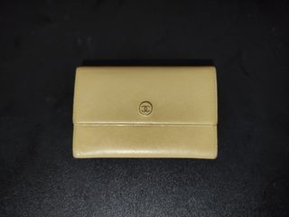 Chanel CC medium beige wallet