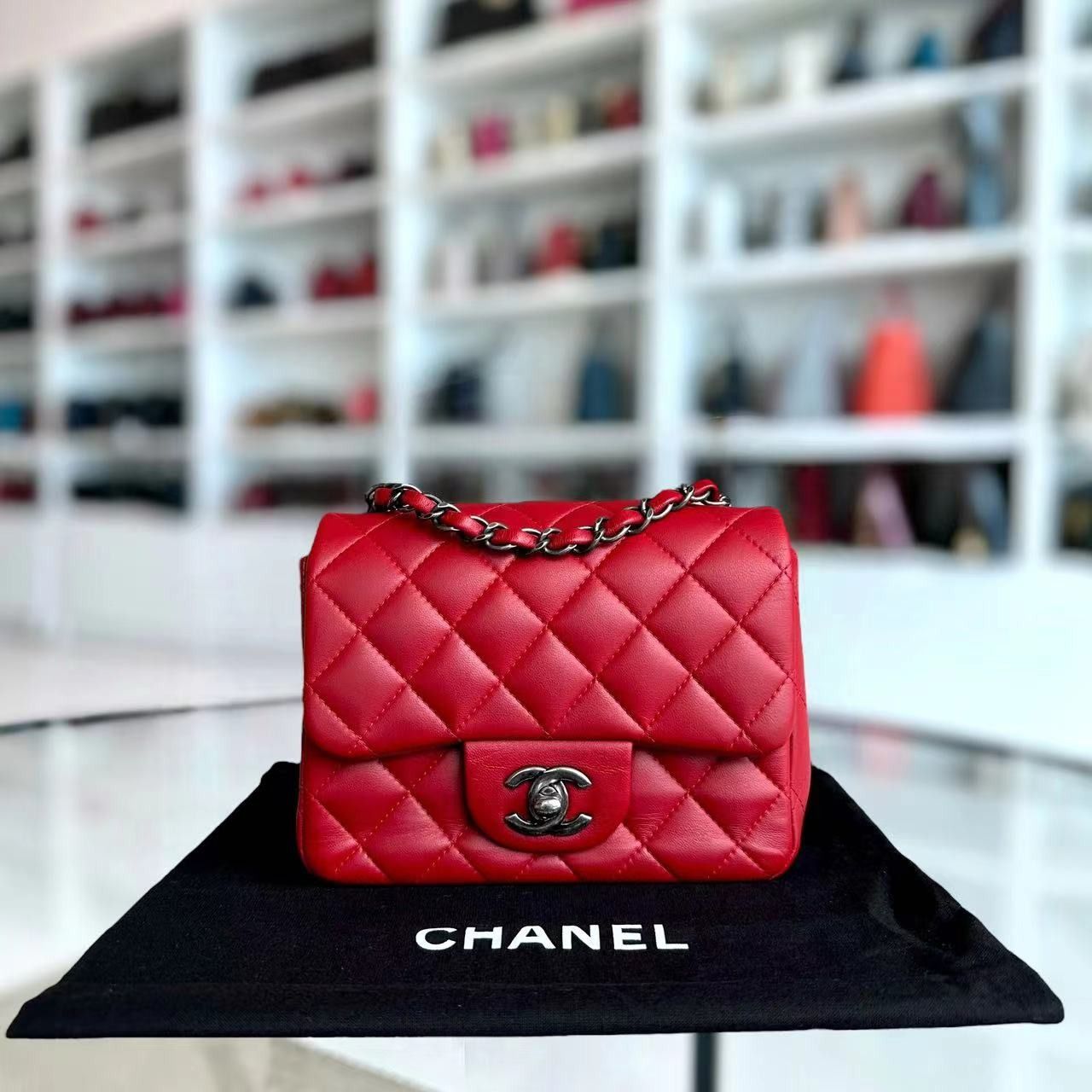 Mini square classic flap shop