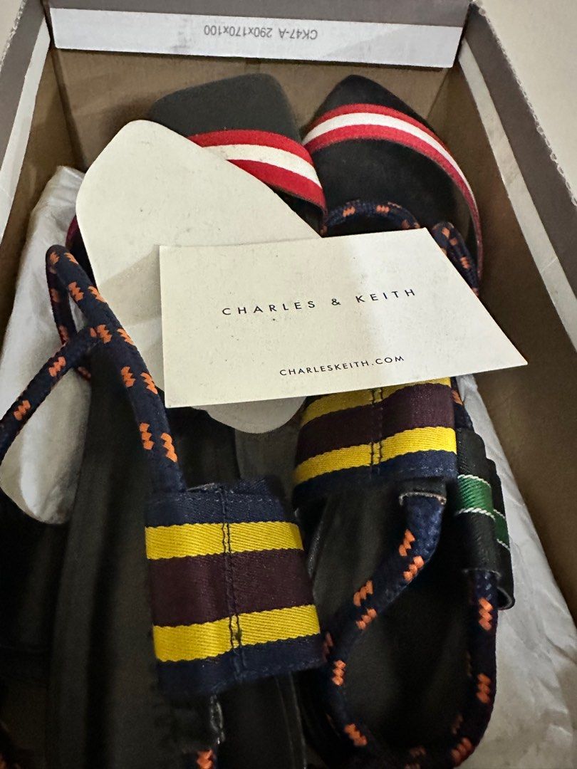Charles & Keith (Category: Heels) located in Quezon City. Submitted by lineprelove23 (Listing ID 1307885170, Image 3). Description: Charles & Keith Sandals Like New comes with Box & Tag .