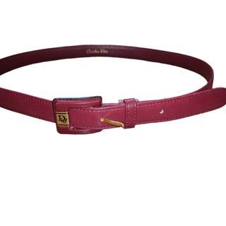 Christian dior vintage leather  belt
