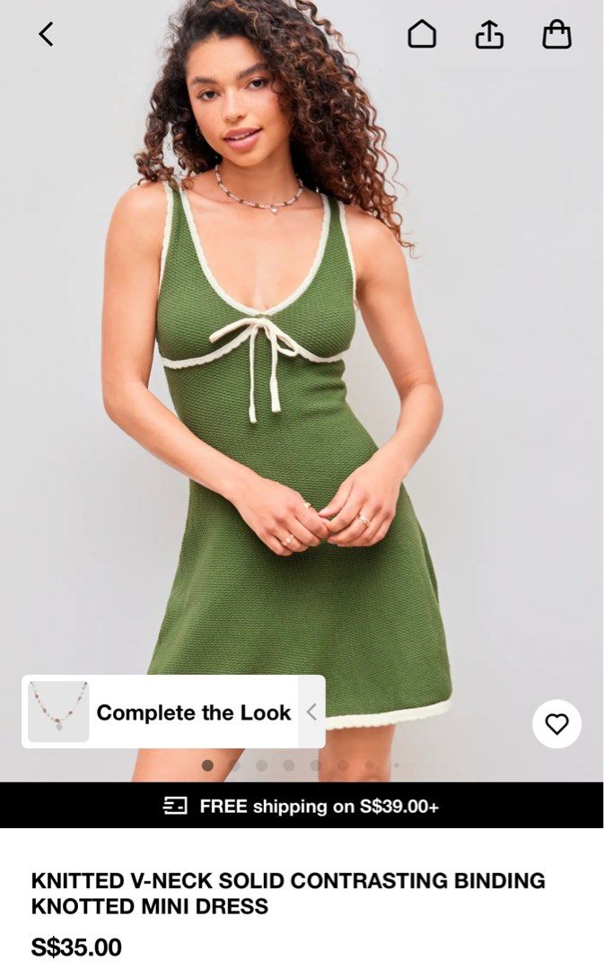 Cider Green Contrast Trim Ribbon Dress Knitted, Women's Fashion, Dresses & Sets, Dresses on Carousell Cider Green Contrast Trim Ribbon Dress Knitted, Women's Fashion, Dresses & Sets, Dresses on Carousell