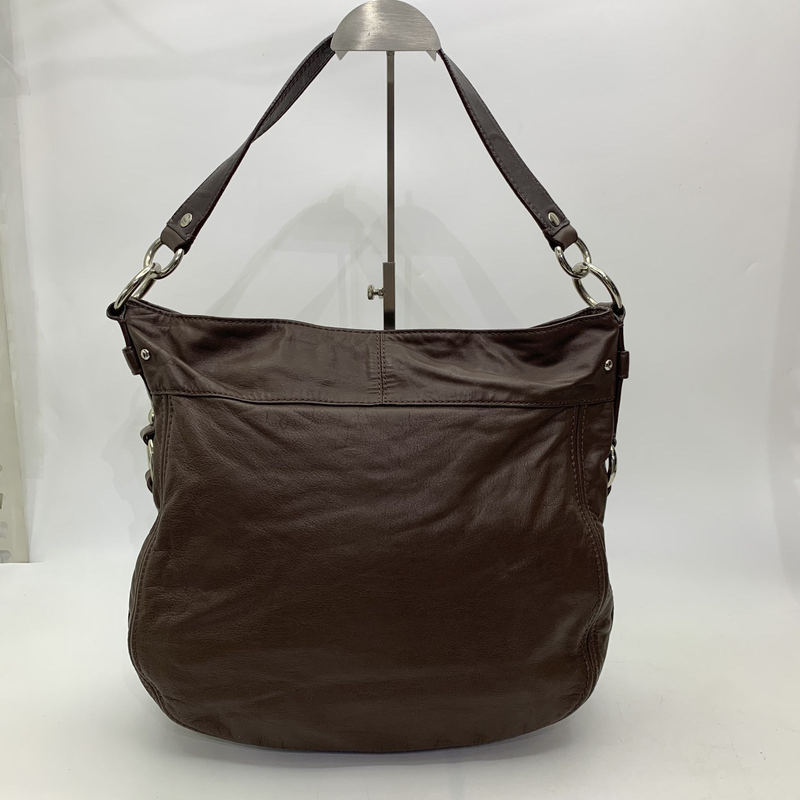 COACH DARK BROWN F14706 2 WAY SHOULDER BAG 247024071