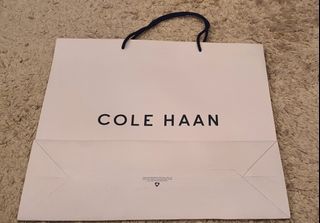 Cole haan paper bag authentic