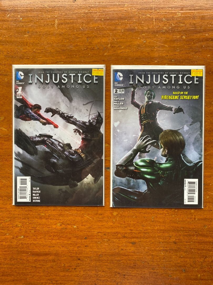 DC Injustice Gods Among Us #1-2 (Category: Comics & Manga) located in Quezon City. Submitted by starglazed (Listing ID 1307812450, Image 1). Description: .