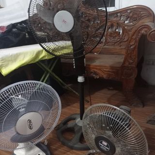 Defective Sira electric fan 3pcs set