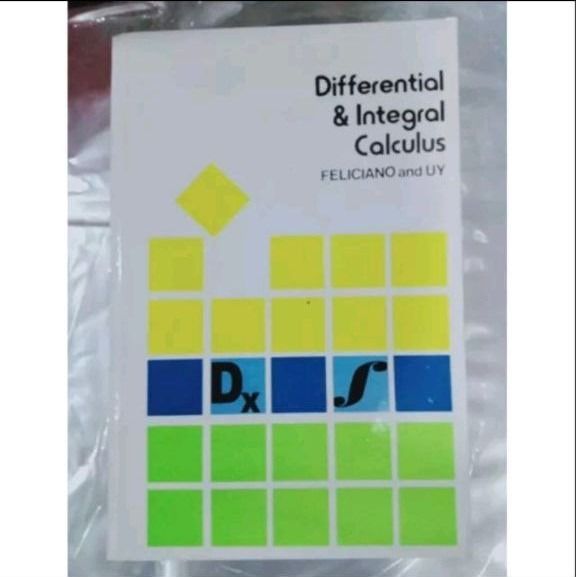 Differential & Integral Calculus Book (Category: Textbooks) located in Manila. Submitted by mnnll (Listing ID 1307861539, Image 1). Description: good as new!.