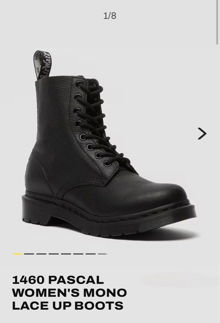 Dr Martens Boots 1460 Pascal Mono Women s Fashion Footwear Boots on Carousell