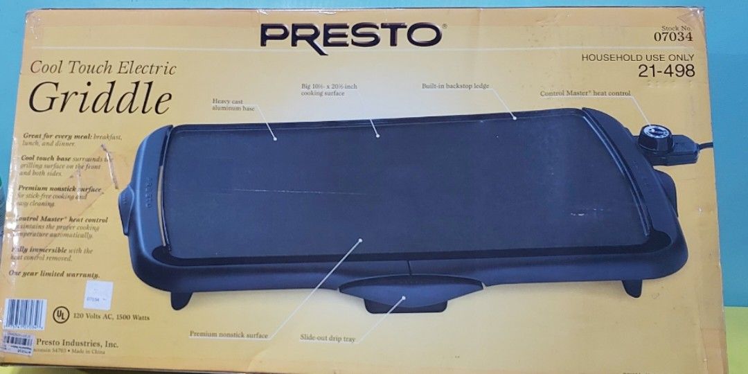 Electric Griddle (Category: Cookware & Accessories) located in Quezon City. Submitted by aliecru (Listing ID 1307849362, Image 2). Description: 110 volts bought in the US in very good condition serious buyers please.