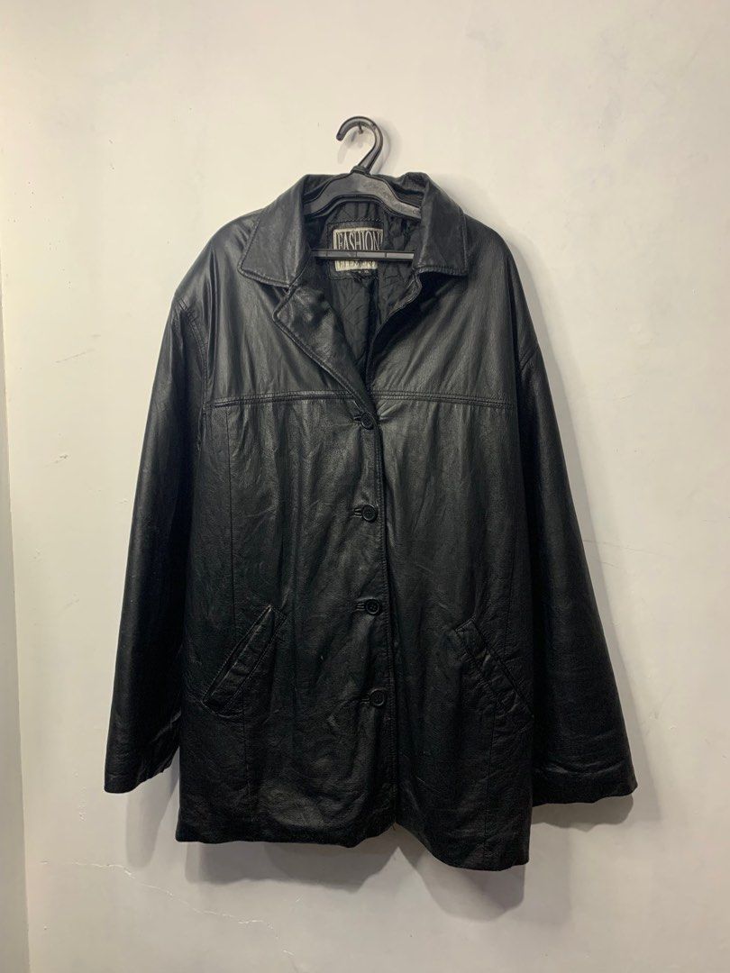 Fashion elements leather jacket clearance