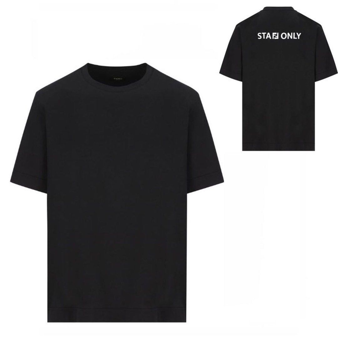 Fendi Staff Only Oversized Tee, Men's Fashion, Tops & Sets