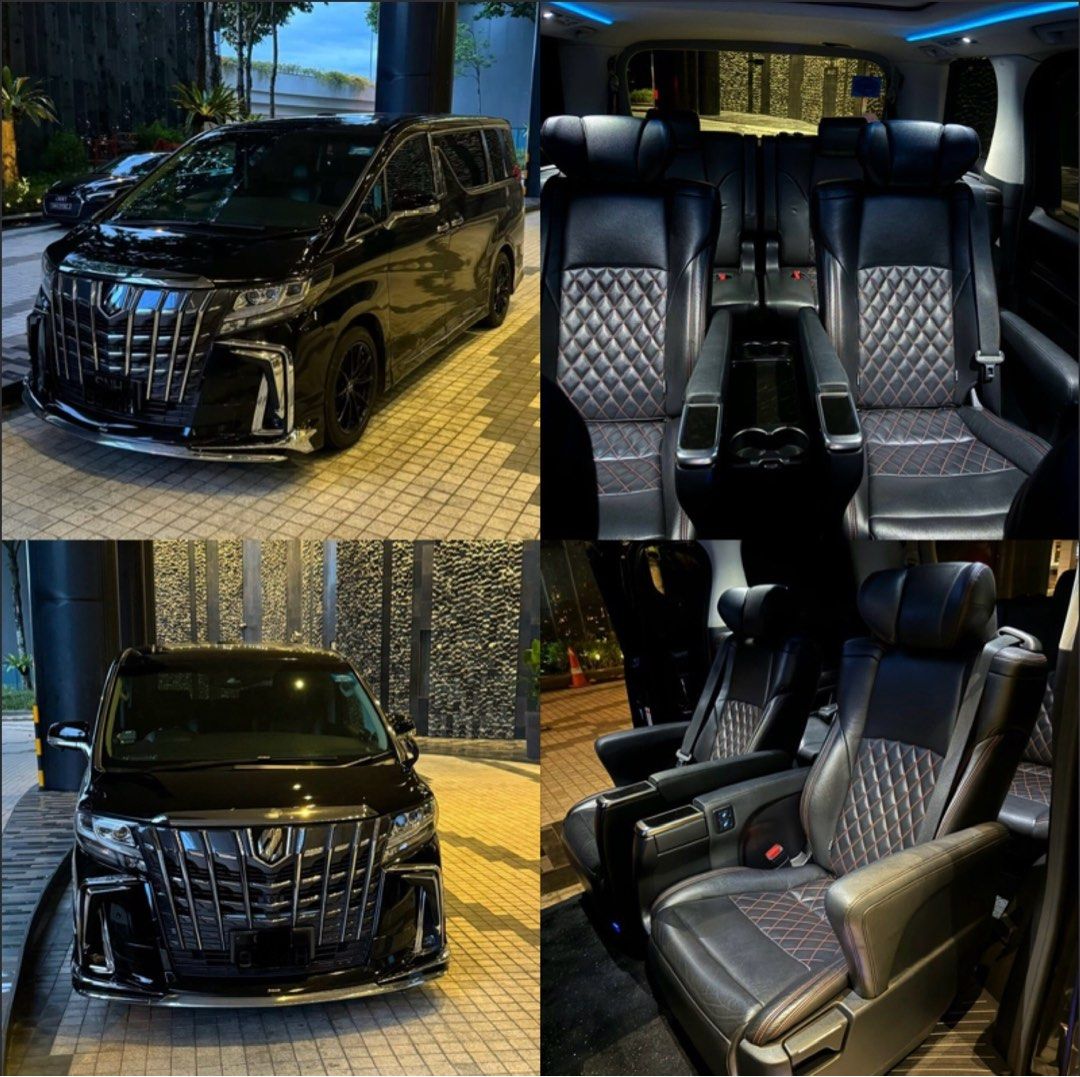 Hire 6 seater Alphard with driver / 6 seater taxi / Toyota Alphard ...