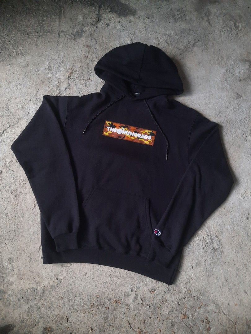 The hundreds x champion hoodie cheap