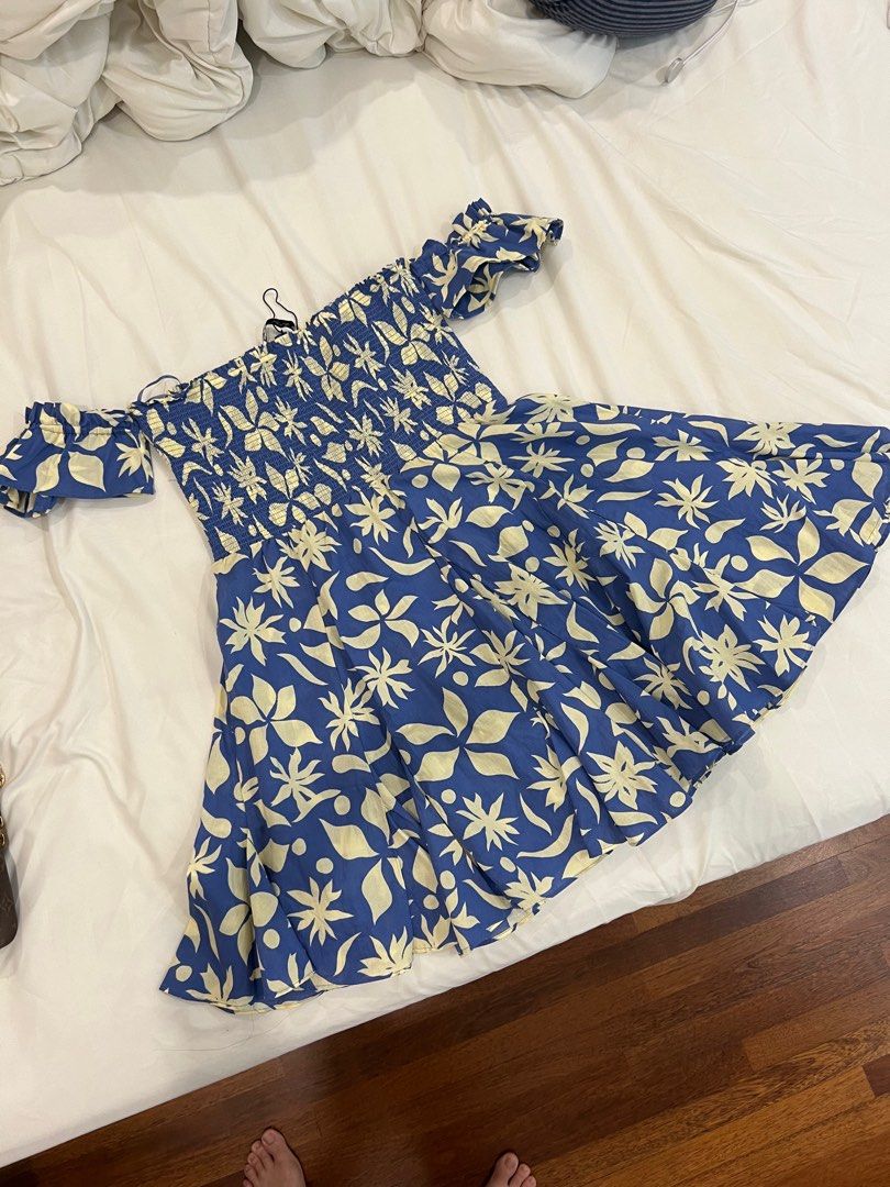 Inc pos Zara ruffles flare mini dress off shoulder, Women's Fashion, Dresses  & Sets, Dresses on Carousell