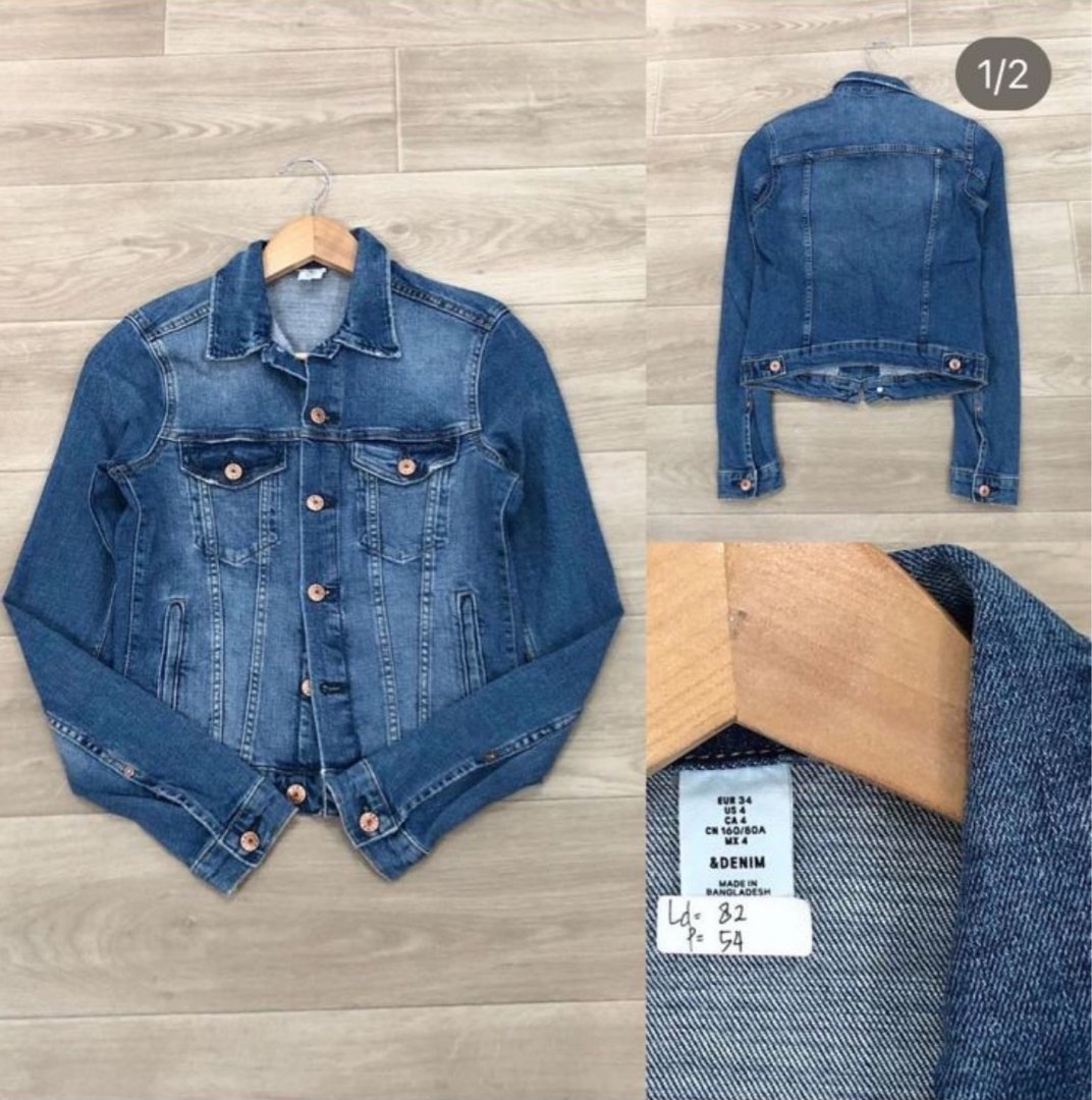 Jaket jeans hnm on sale