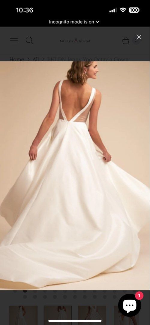 Jenny Yoo Octavia Wedding Gown Women s Fashion Dresses Sets Evening dresses gowns on Carousell