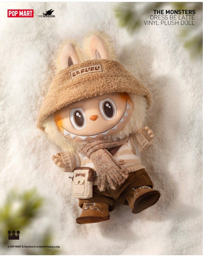 Labubu Jump for Joy (OR) Dress Be Latte, Hobbies & Toys