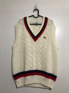Lacoste Knitted Cardigan Vest
