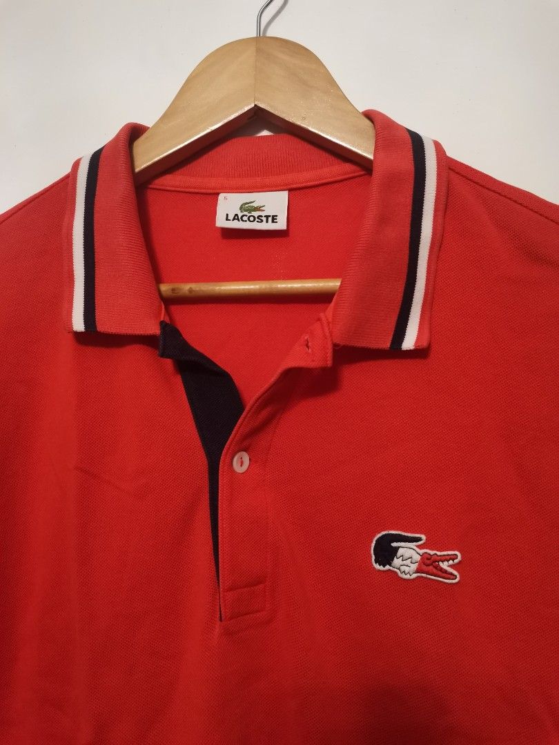 Lacoste tricolor logo shop