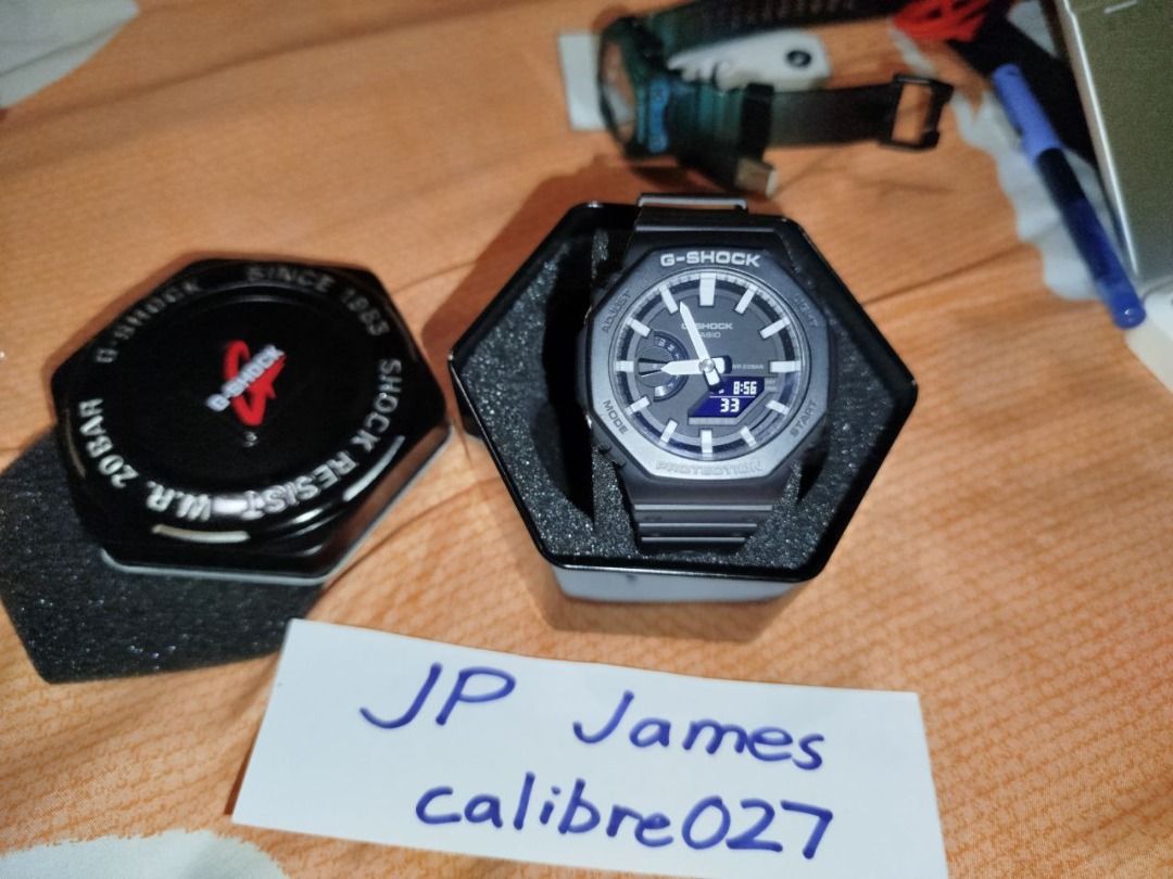 LEGIT G-Shock GA-2100 [ CASIOAK ] Carbon Core Guard (Category: Men's Watches) located in Marilao. Submitted by calibre027 (Listing ID 1307757227, Image 3). Description: LEGIT G-Shock GA-2100 [ CASIOAK ] Carbon Core Guard 🔥 All orig parts and under warranty 🔥 100% working no issue sa performance, all functions and sensors working 🔥unli test upon para macheck ung functions, LCD check, vibration alarm, buzzer etc. 🔥 unli legit check 👉 package: 