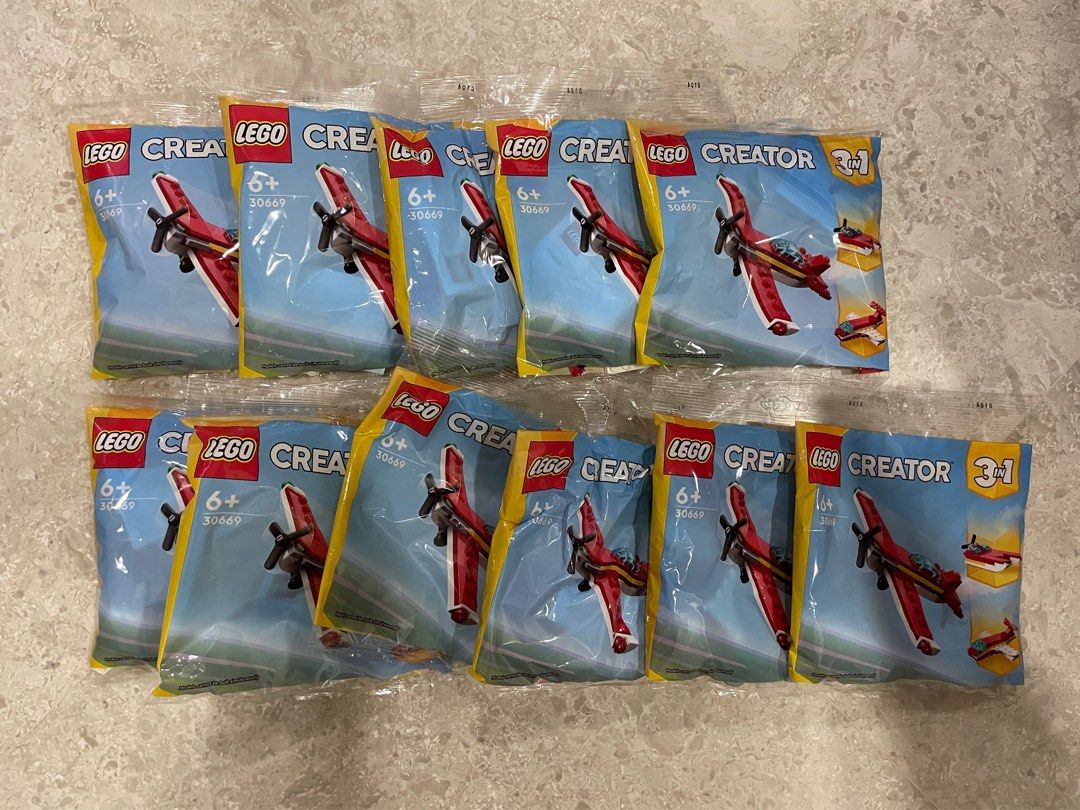 Lego Creator Polybag 30669 Iconic Red Plane Hobbies Toys Toys Games on Carousell