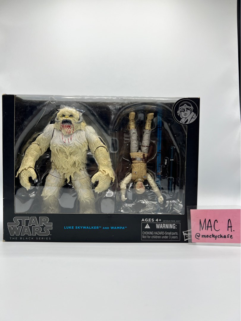Star Wars The Black Series Luke Skywalker And Wampa Hasbro Star