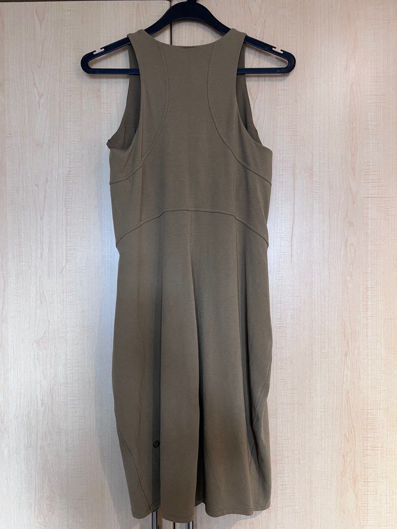 lululemon slim fit above knee dress loving the slim fit above knee dress in artifact ! size 4 : r/lululemon