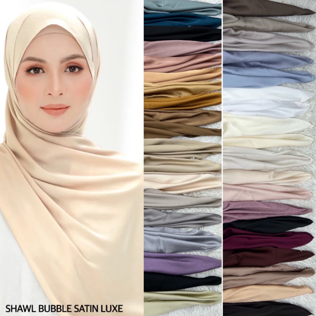 shawl satin luxe