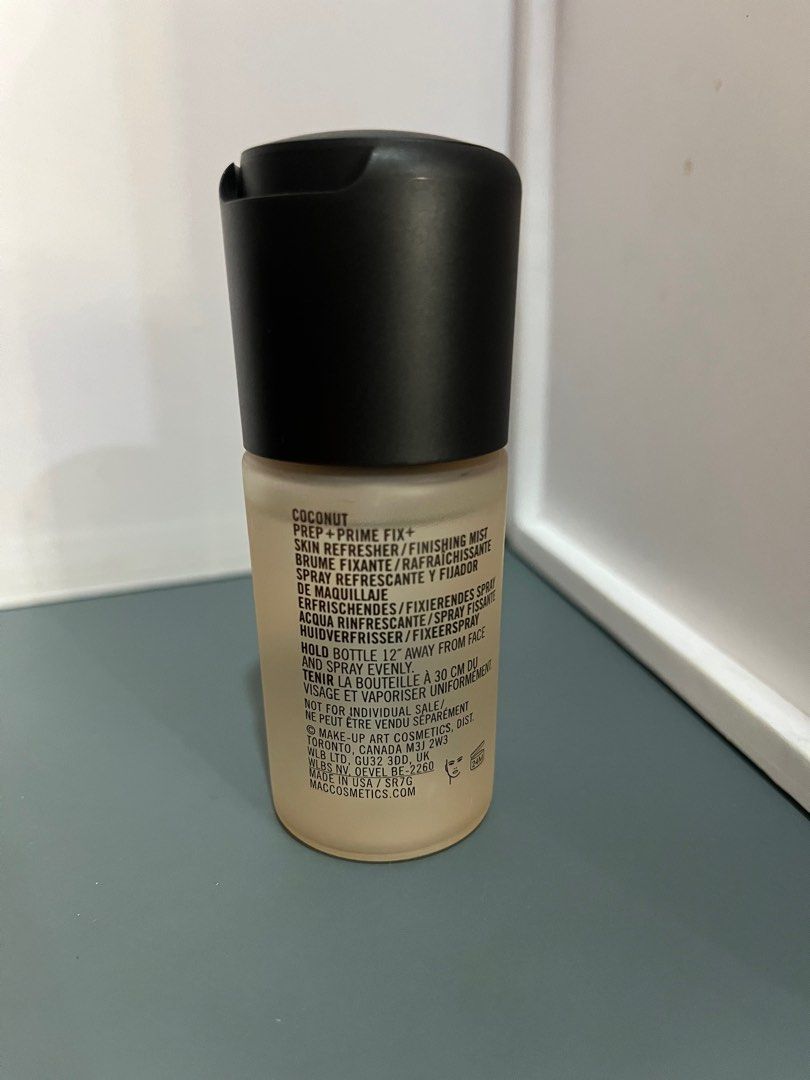 Mac prep prime fix plus spray 30ml coconut (Category: Makeup) located in Manila. Submitted by marylouche42170 (Listing ID 1307821477, Image 2). Description: Mac prep prime fix plus spray 30ml coconut No indiv box packaging since it’s from a trio set.