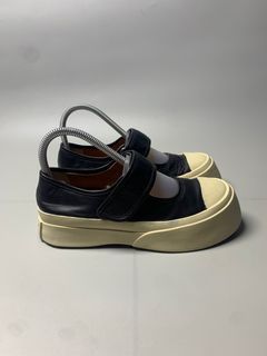 Marni Mary Jane — Leather Platform Sneakers