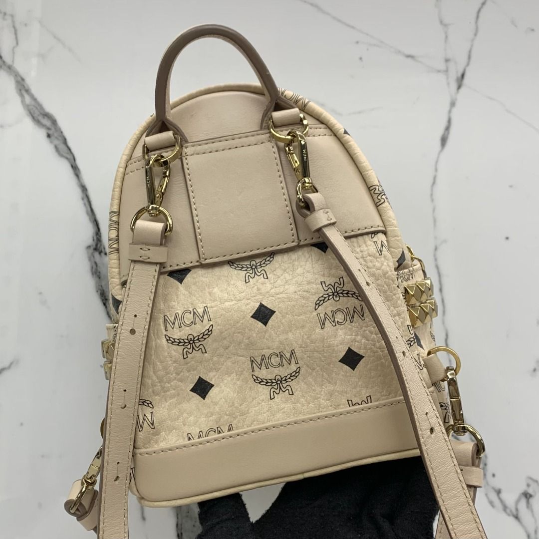 DISCOUNTED MCM MINI BACKPACK 247025535 WE Women s Fashion Bags Wallets Backpacks on Carousell