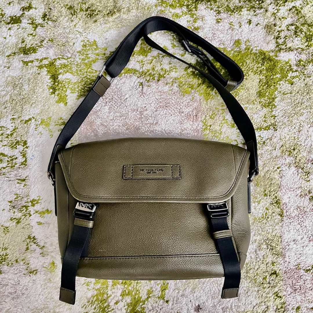 Michael Kors Mens leather biker bag Men s Fashion Bags Sling Bags on Carousell