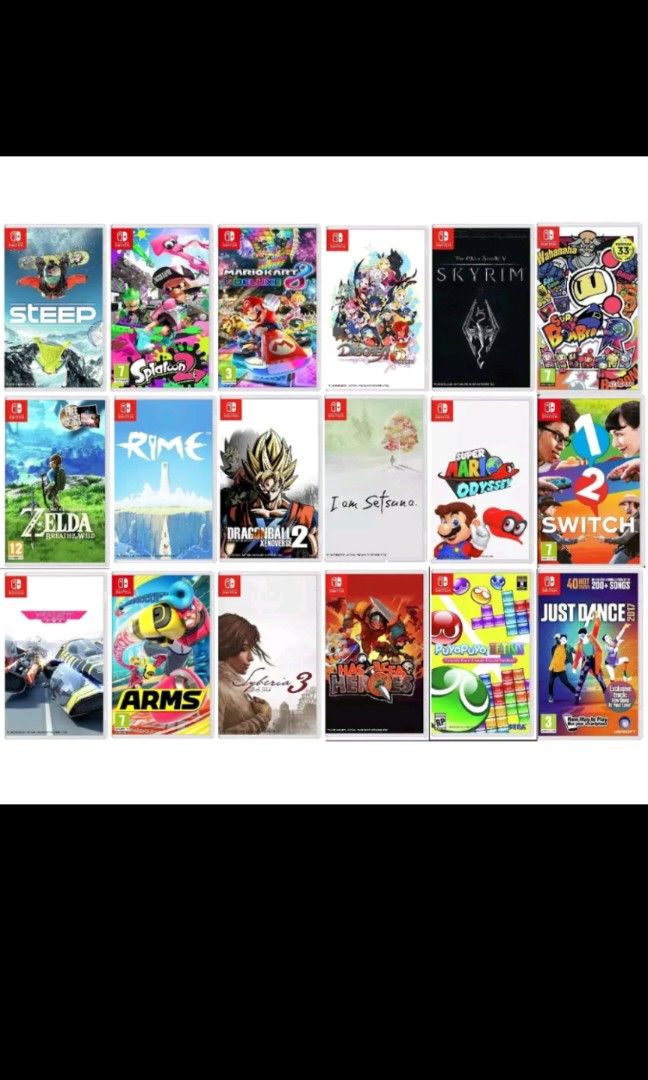 (updated, pls read) Mig switch games on Carousell