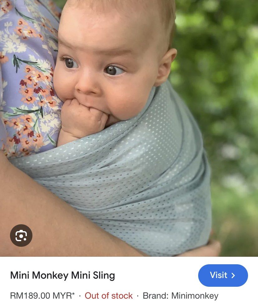 Mini Monkey Sling Baby Carrier Wrap Babies Kids Going Out Carriers Slings on Carousell