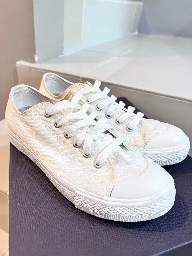 Muji White Sneaker Size 37 Women s Fashion Footwear Sneakers on Carousell