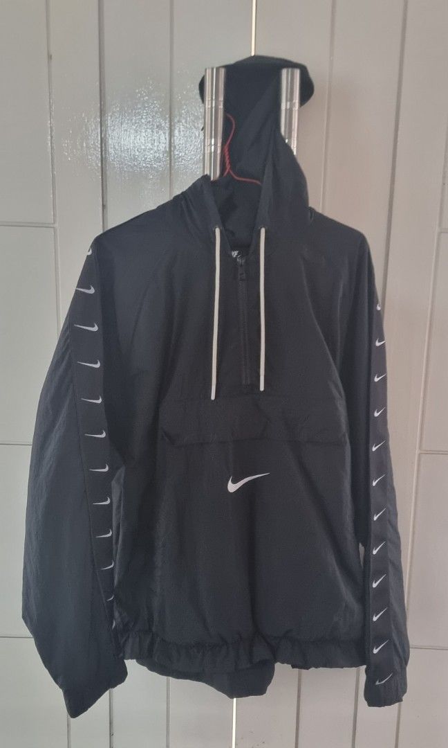 Half Zip Nike Air Woven Jacket Black Nike Air Half Zip Woven Jacket