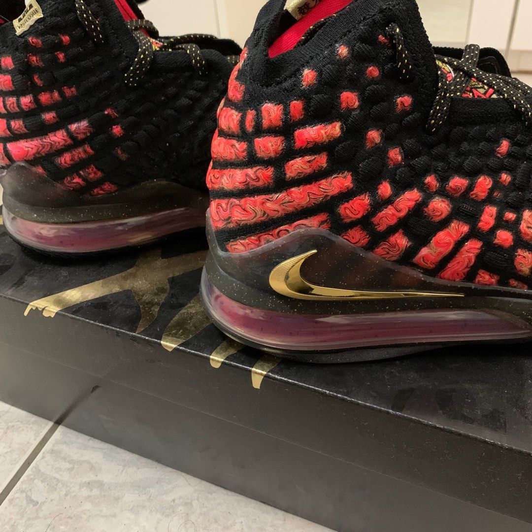 Nike LeBron 17 Courage CD5054 001 Limited Edition Embroidery Dragon LBJ James