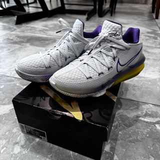 lebron 17 low grey on feet