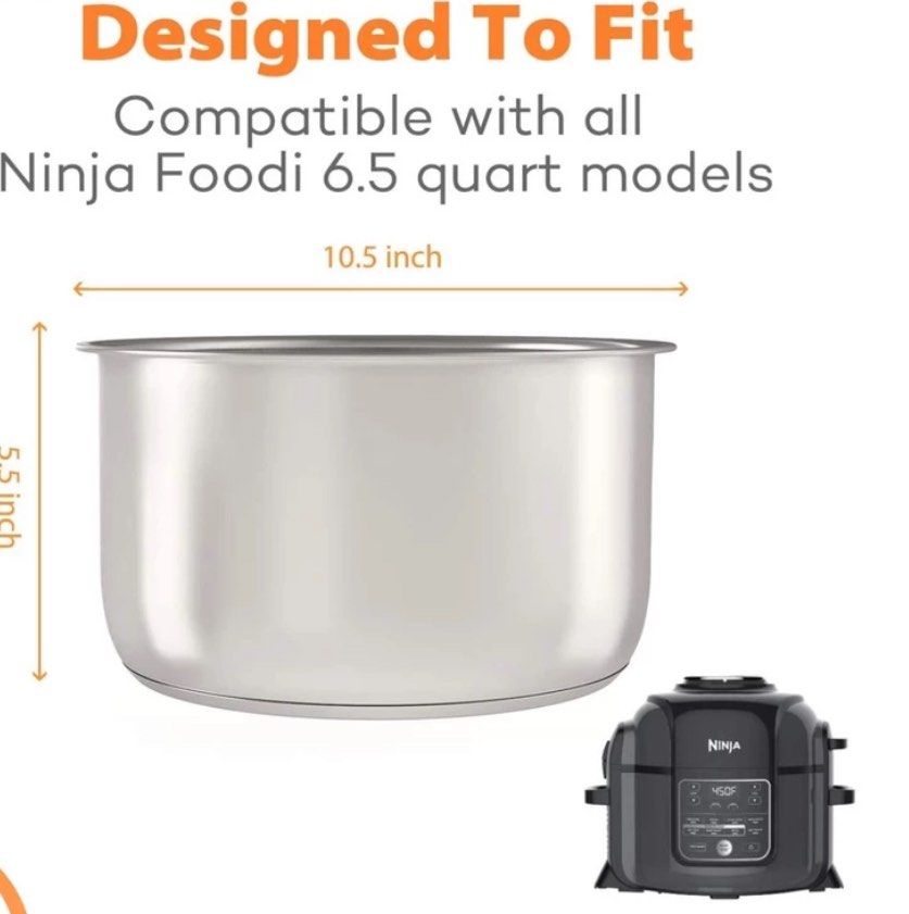 Ninja foodi inner stainless steel pot TV Home Appliances Kitchen Appliances Other Kitchen Appliances on Carousell