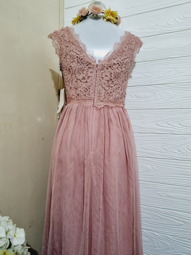 Old rose formal dress deals