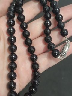 Onyx Bead Necklace from Japan