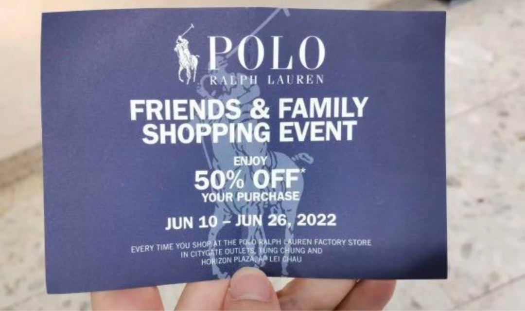 polo Ralph Lauren family and friend discount Carousell