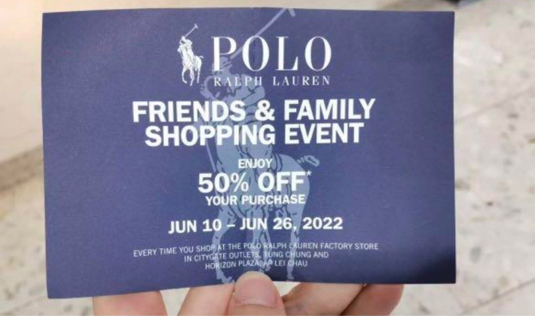 polo Ralph Lauren family and friend discount Carousell