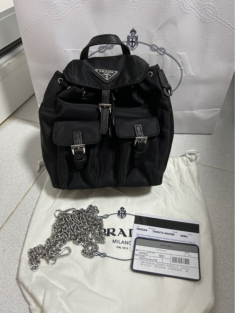 Prada mini backpack crossbody discount
